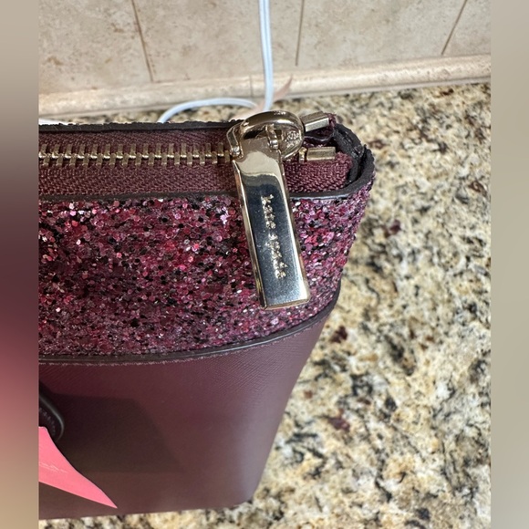 Kate Spade Plum and Pink Tote Bag - Picture 2 of 12